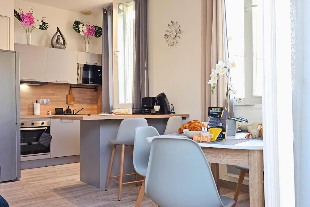Apartamento L'Orchidee, Proche De La Gare Avec Clim Et Terrasse Narbona Exterior foto